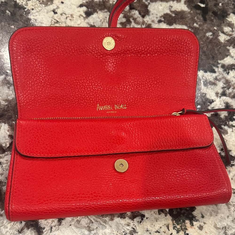 ANNABEL INGALL LEATHER WALLET CLUTCH